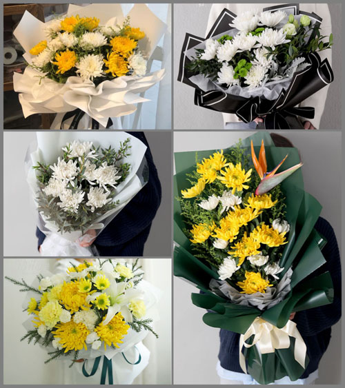 海南屯昌县坡心镇白事花束代送